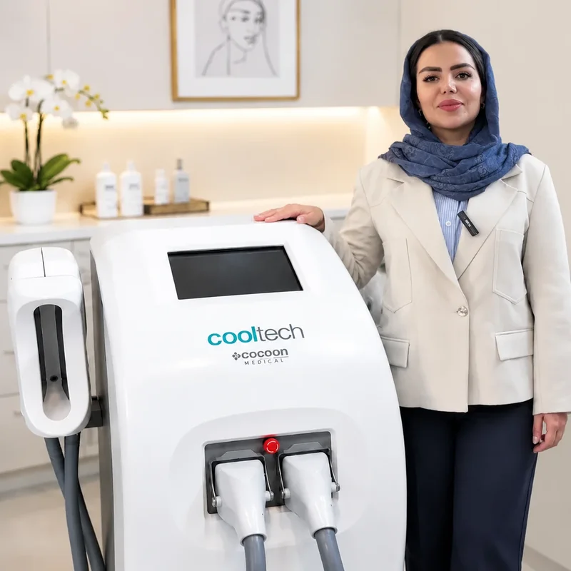 1.دستگاه کول‌ تک (Cooltech) لاغری موضعی در اصفهان